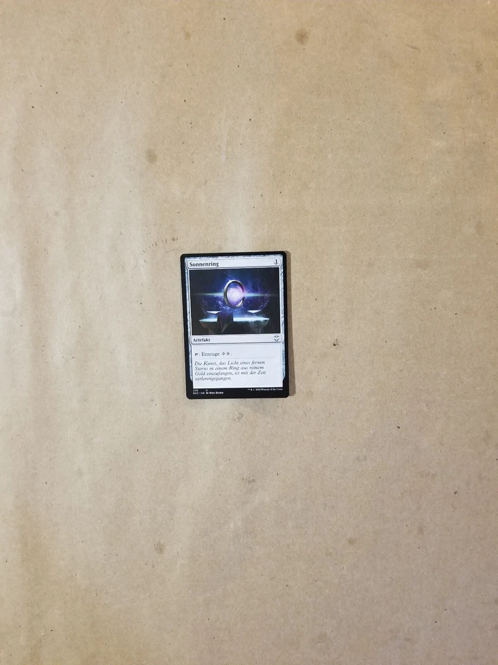 MTG Magic Commander SNC GERMAN X1 Sol Ring (NM/M) HARD TO FIND! Deck Pimp! - Image 1 of 1
