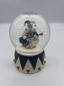 The San Francisco Music Box Company Clowns joker Snow Globe Water Ball - Picture 1 of 5