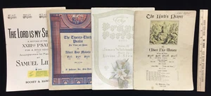 Sheet Music Lord is My Shepherd Twenty Third Psalm Prayer Perfect Lords Prayer 4 - Imagen 1 de 7