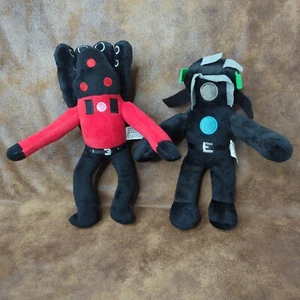 Skibidi Toilet Titan Monitorman & Titan Speakerman Plush Toys Stuffed Dolls Gift - Picture 1 of 3