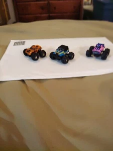 Lot of 3 Vintage Galoob Micro Machines Monster Trucks Pickups Rare VTG 4x4 - Picture 1 of 4