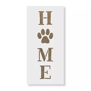 Plantilla de letrero vertical estampado de pata doméstica - plantillas Mylar reutilizables para pintar - Imagen 1 de 5