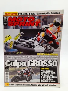 Moto Sprint n.30 anno 2009 Passo falso di Simoncelli  - Rossi sbaglia - Imagen 1 de 3