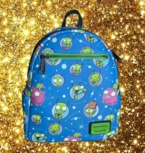 Loungefly Invader Zim Snacks AOP Mini Backpack - Picture 1 of 4