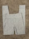 Women's Aerie Gray And White Striped Pajama Pants Size Small