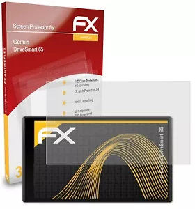 atFoliX 3x Screen Protection Film for Garmin DriveSmart 65 matt&shockproof - Picture 1 of 9