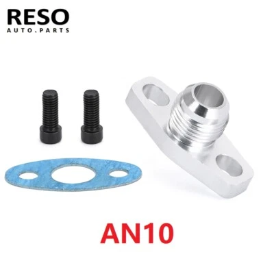 Kit adaptador de brida de salida de drenaje de aceite turbo AN 10 para Garrett GT28 GT30 GT35 T25 Foto 1 de 4
