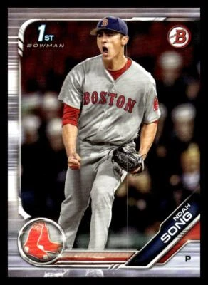 2019 Bowman Draft #BD-99 Noah Song Boston Red Sox - Image 1 of 2