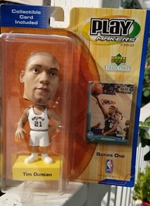 2000 Tim Duncan Upper Deck Collectible San Antonio Spurs Bobble Head In Package - Picture 1 of 6