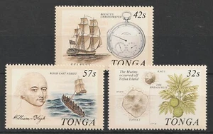 1989 Tonga Sc# 710-12 - 200th of Mutiny on the Bounty. MNH set Cv$19 - Picture 1 of 1