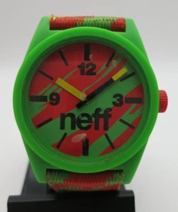 Neff Daily Rasta Quartz Watch - NF0209-RAST - New Battery - Picture 1 of 14