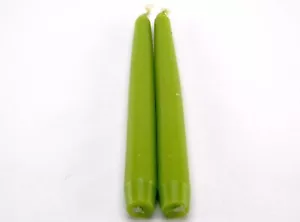 Set 2 x 8 in Price's Venezianische Wiese grüne Kerzen 5 Stunden ca. brenndauer - Bild 1 von 6