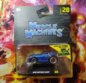 Maisto Muscle Machines (2022) azul 1972 Datsun 240Z #28, sin usar, en caja, raro, difícil de encontrar - Imagen 1 de 6