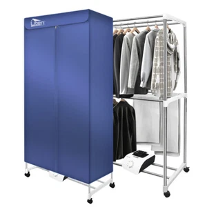 Electric Portable Clothes Dryer Indoor Home Dorms Large Capacity Clothes Dryer - Picture 1 of 19