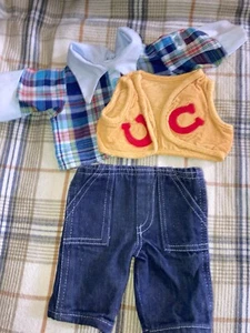 Vintage Cabbage Patch Kids/Doll Clothes - 3pc Cowboy Outfit (169) - Picture 1 of 4