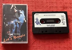 SHAKIN STEVENS - CASSETTE TAPE WITH PAPER LABELS -LET'S BOOGIE - Picture 1 of 5