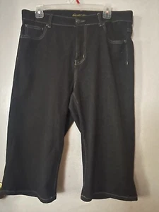 Victoria Jeans Damen 16W dunkelblau Waschung hoher Bund bestickte Taschen - Bild 1 von 4
