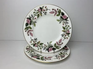 Wedgwood Hathaway Rose 2 x Salad / Dessert Plates Unused Condition 20.70cm 1st - Picture 1 of 7