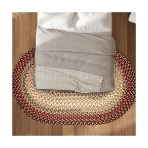 Rhody Rug Easy Living EL73 Spanish Red 5' x 8' Oval - Braided Area Rug, Home ... - Picture 1 of 7