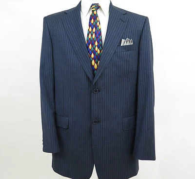 Loro Piana Italy Daniel Cremieux Striped Blazer Jacket Sport Coat 42 L USA EUC - Image 1 of 4