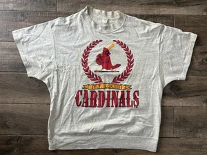 Vintage - St. Louis Cardinals MLB 1989 - Artex L Made in USA T Shirt Baseball - Picture 1 of 16