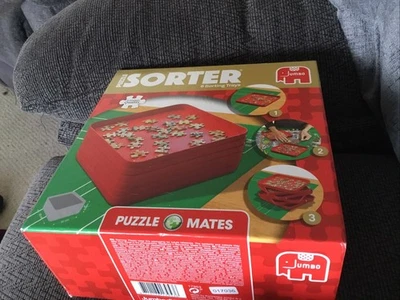 Puzzle Sorter Puzzle Mates Jigsaw Piece Sorting Tray with 6 Sections - image 1 of 4