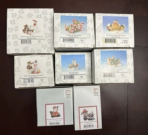 Vintage Lot 8 Charming Tails Wagon Friends Holiday Purr-fect holiday sweetheart - Picture 1 of 5