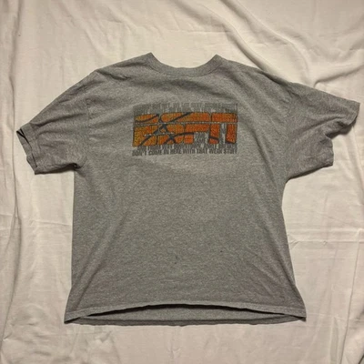 Camiseta De Colección ESPN Rara College Hoops Talla L Gráfica Delantera y Trasera Camiseta Foto 1 de 4