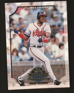 1998 Donruss Leaf Baseball #137 - Fred McGriff - Atlanta Braves 98-622 - Picture 1 of 2