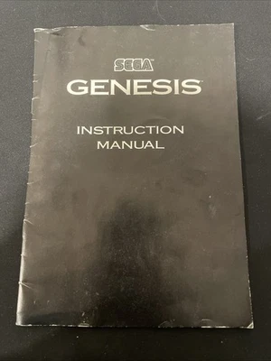 Sega Genesis System Console Instruction Manual Only Original OEM 1993 - Image 1 of 3