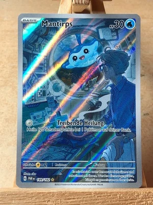 Pokemon Karte | Mantirps 189/182 - Illustration Rare - Deutsch | Near Mint - Bild 1 von 2
