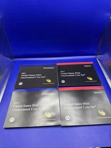2011 U.S. Mint Uncirculated Coin Set, Denver & Philadelphia, with COA, Set Of 4 - Picture 1 of 3
