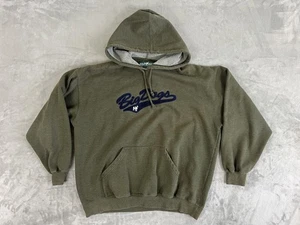 Big Dogs Hoodie Mens 2XL Green Pullover Embroidered Vintage Style Sherpa Lined - Picture 1 of 7