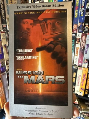 Mission To Mars 2000 VHS Rare Exclusive Video Bonus Edition NON RENTAL  - Image 1 of 3