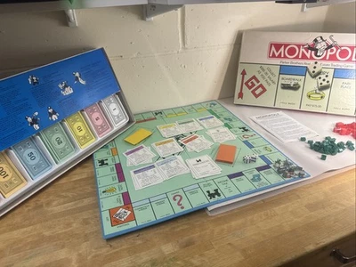 Vintage Monopoly Atlantic City USA No 0009 Classic PARKER BROTHERS 80s Complete - Image 1 of 4