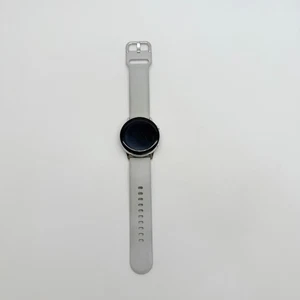 Samsung Galaxy Watch Active - 40mm - Silver with Gray Band - Picture 1 of 13