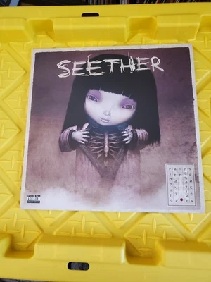 Finding Beauty in Negative Spaces by Seether (Record, 2021) Magenta Marble LP - Image 1 of 4