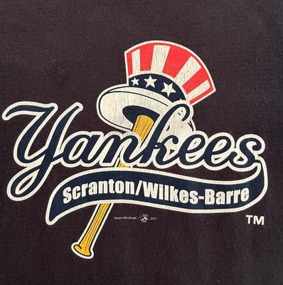 Camiseta De Colección Nueva York - Scranton Wilkes Barre Yankees Azul Marino Campeón M Foto 1 de 4