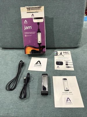 Apogee JAM  USB Electric Guitar Bass Interface  iPad+iPhone w/30 Pin Cable - Image 1 of 4