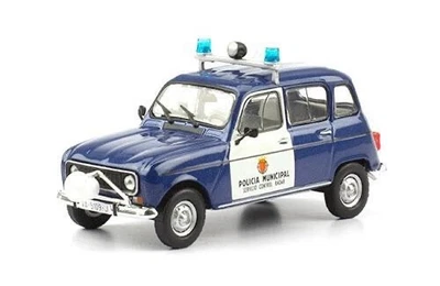 Coche clásico Renault R4 Radar Carreteras - Policía Municipal 1981 (Escala 1:43) - Imagen 1 de 4