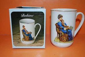 Norman Rockwell " Bedtime" Porcelain Collectors Cup - Picture 1 of 4