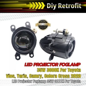 Faro antiniebla proyector LED 35W 3000K para Toyota Vios, Yaris, Camry, Colora Cross 2020 - Imagen 1 de 3