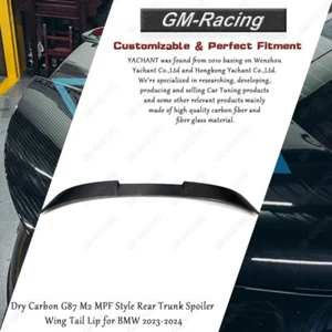 Dry Carbon G87 M2 MPF Style Rear Trunk Spoiler Wing Tail Lip for BMW 2023-2024 - Picture 1 of 24