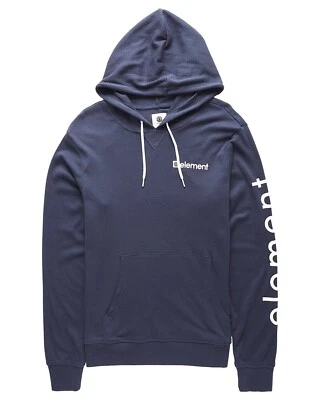 Element Hombres Ajustado Joint Ridge Ligero Gráficos Pullover Sudadera con Capucha, Azul Marino, Talla S Foto 1 de 2