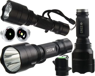 LINTERNA DE CAZA xml T6 + PULSADOR REMOTO 1 MODO, CAZA PESCA SENDERISMO POLICIA - Imagen 1 de 3