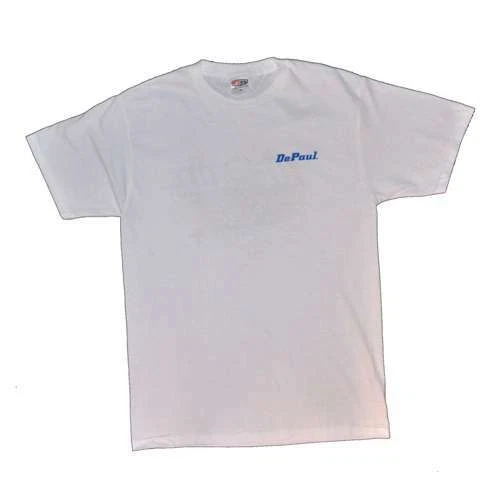 Depaul T-shirt - Logo Front And Back, White - Men - M - Image 1 of 1