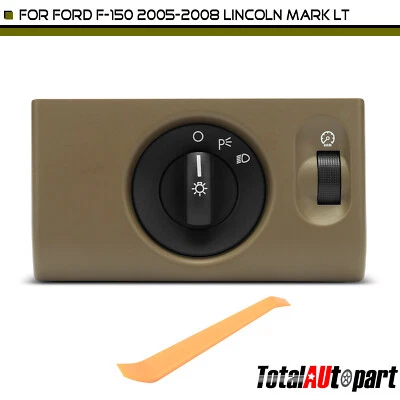 Interruptor de luz de cabeza para Ford F-150 2005 2006 2007-2008 Lincoln Mark LT 2006-2008 Foto 1 de 4