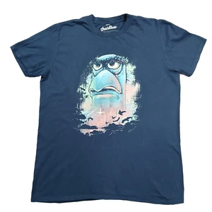 Threadless Monster Illustration Navy T Shirt Size Medium Cotton Graphic Printed - Picture 1 of 10
