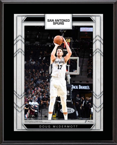 Doug McDermott San Antonio Spurs 10.5" x 13" Player Plaque Cover