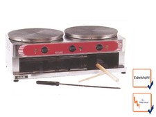 Profi Crepe Eisen Crepeseisen Crepemaker Crepesplatte Doppelplatte 4000W